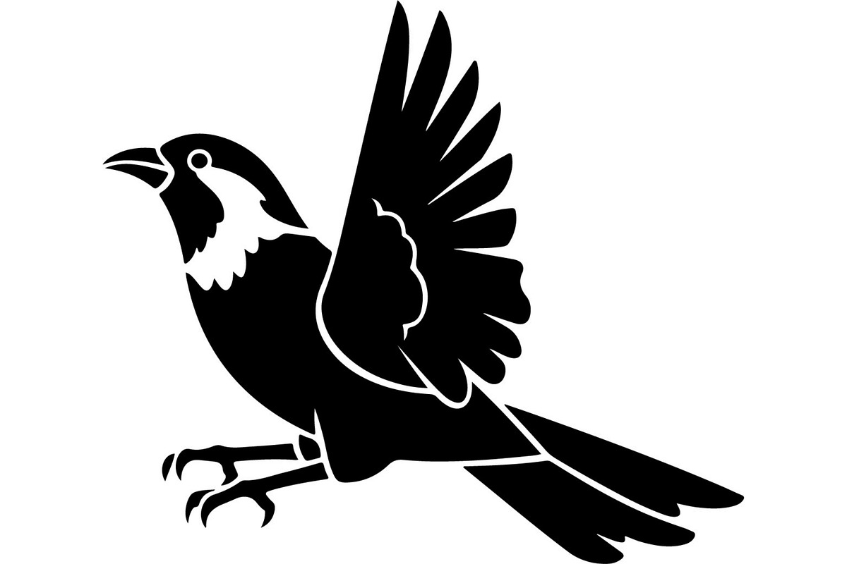 Bird Silhouettes Flying Sideways, an Animal Illustration by Designer_Momina (Photo 8 of 21)