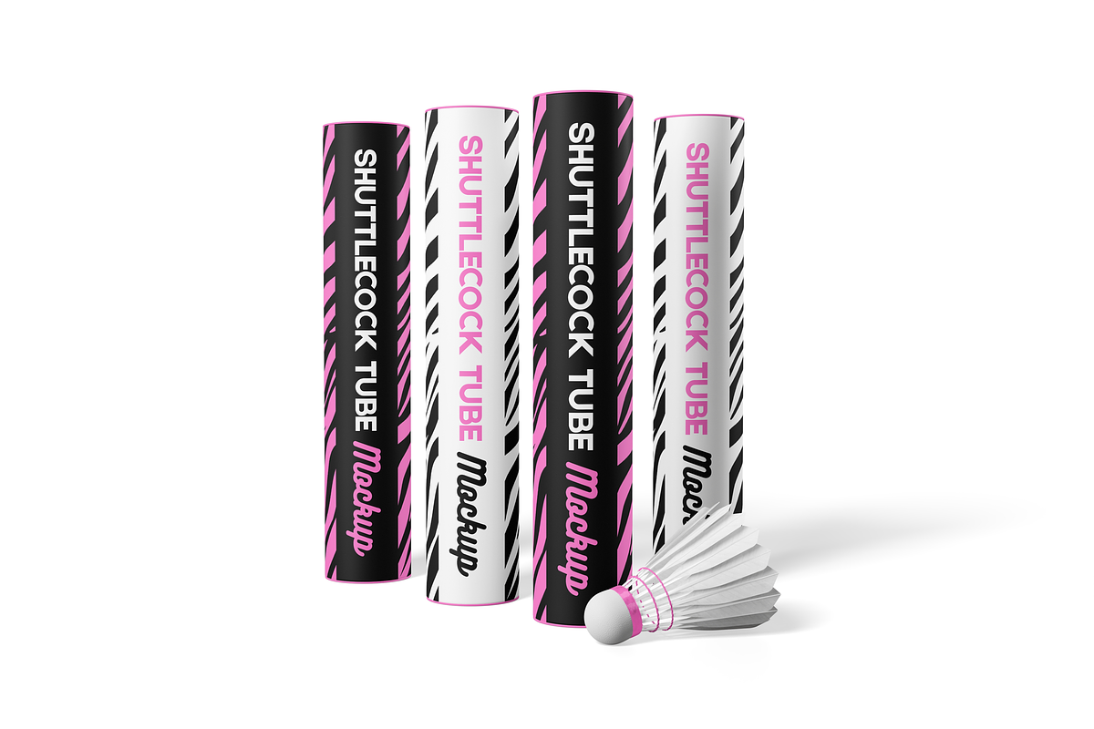 Shuttlecock Box Mockup, a Packaging Mockup by DSNA Mockup (Photo 3 of 3)