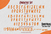 Breathless - Fun Display Font, a Font by Gassstype (Thumbnail 7 of 8)