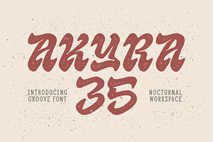 Akyra 35 – Groovy Font