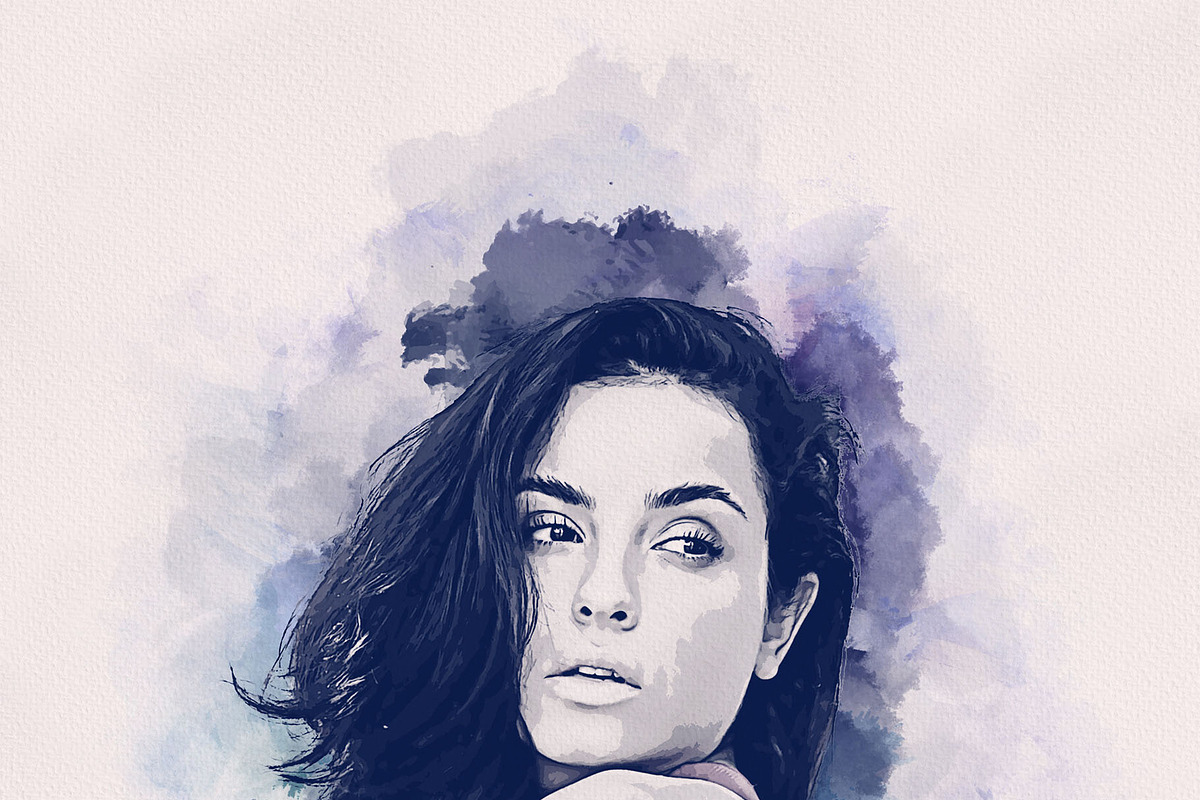 Mixed Watercolor Art Photo Effect, an Action Add-On by Photoshop Action (Photo 16 of 23)