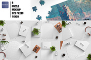 Dye sublimation Puzzle Mockup 16x20, a Household Mockup by GraphicVil (Thumbnail 2 of 9)