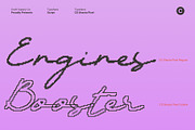 CS Shasta Pixel, a Script Font by Craft Supply Co. (Thumbnail 4 of 8)