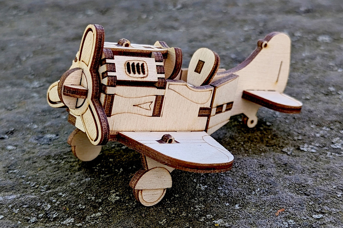 Cartoon Airplane - Laser Cut Files, an Object Graphic by VectorPainter (Photo 4 of 17)