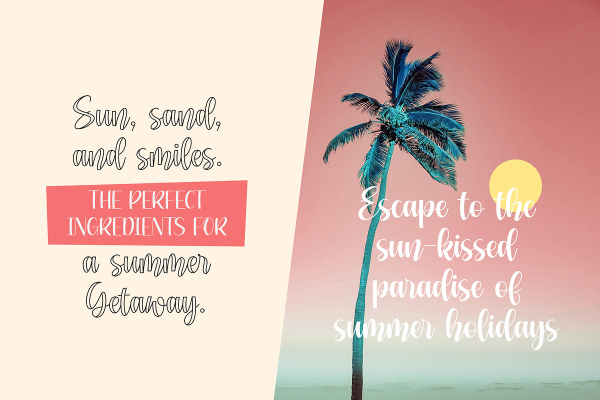 Bohemik | Bouncy Script, a Script Font by Lemonthe (Photo 3 of 7)