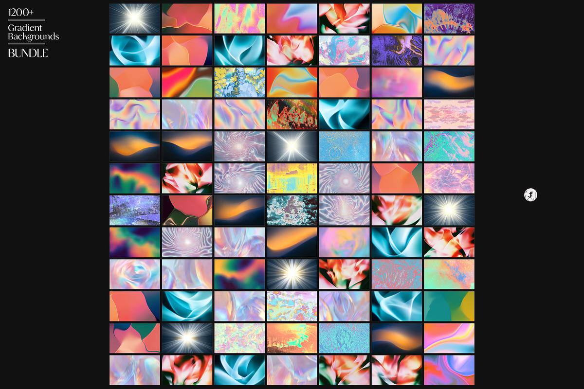 1200+ Gradient Backgrounds Bundle, a Background Graphic by Freezerondigital (Photo 14 of 27)
