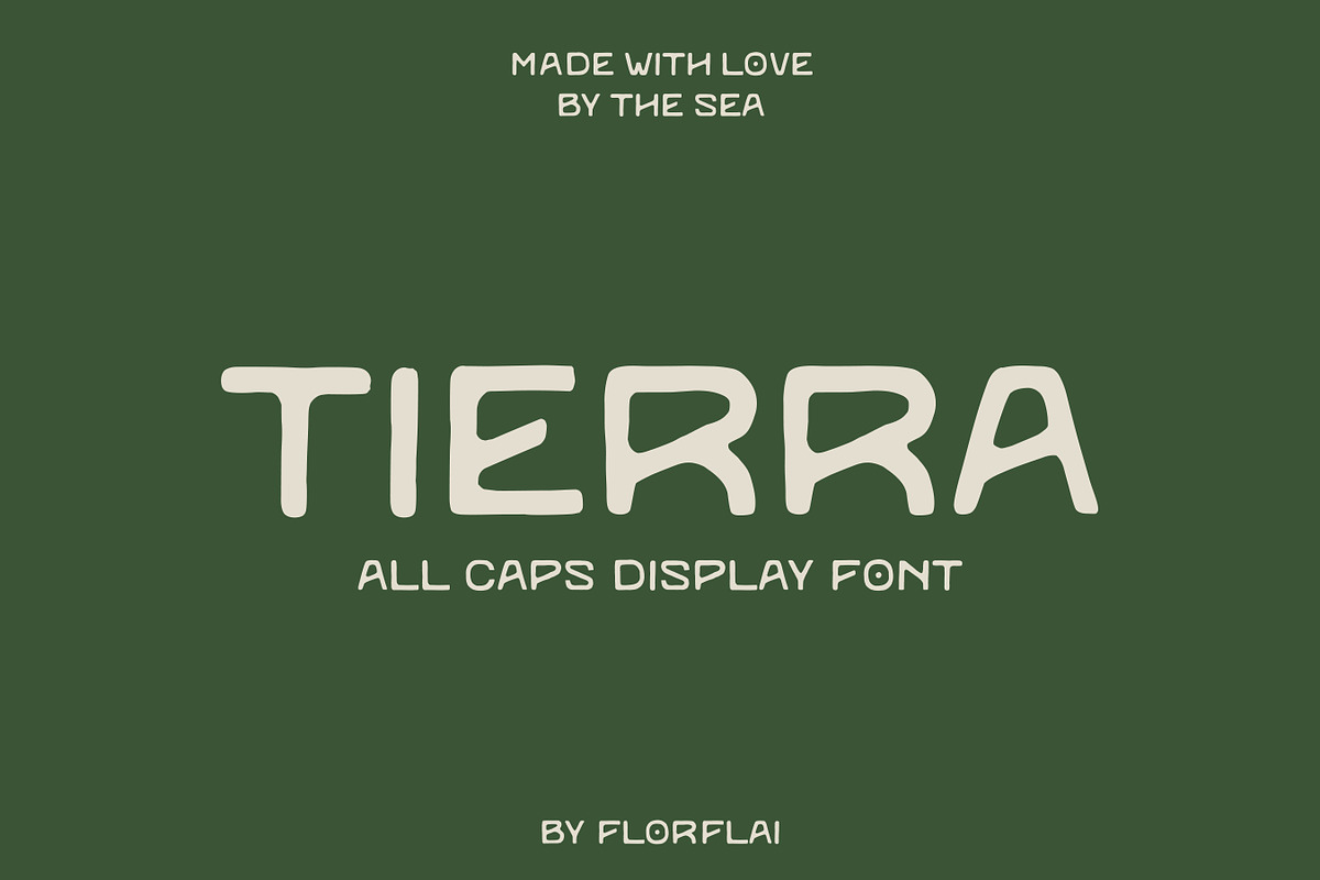 Tierra font, a Handwritten Font by Florflai (Photo 1 of 4)