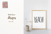 Hand drawn summer time elements, an Illustration by RimzStudio (Thumbnail 6 of 10)