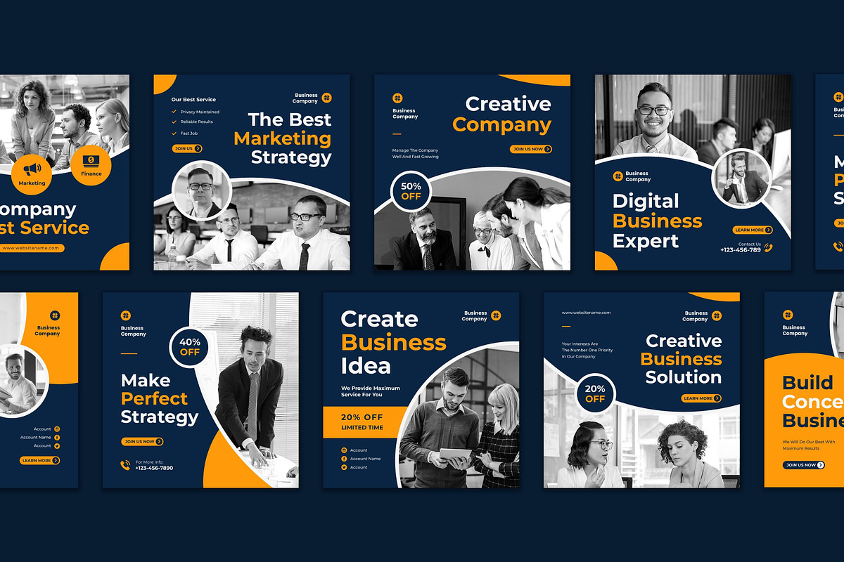 Business Company Instagram Post, a Social Media Template by CavenArt (Photo 5 of 5)