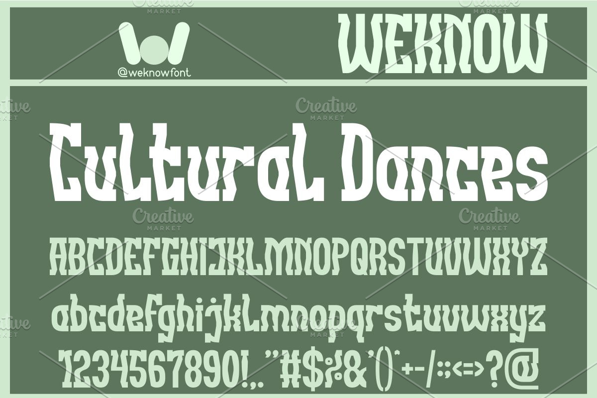 Tuning Fork font, a Font by weknow (Photo 4 of 8)