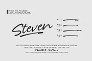 Bonskin - A Modern Script, a Script Font by khurasan (Thumbnail 6 of 7)