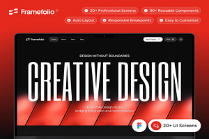 Digital Agency Website UI Kit, an UI Kit Template by Creative Perspective