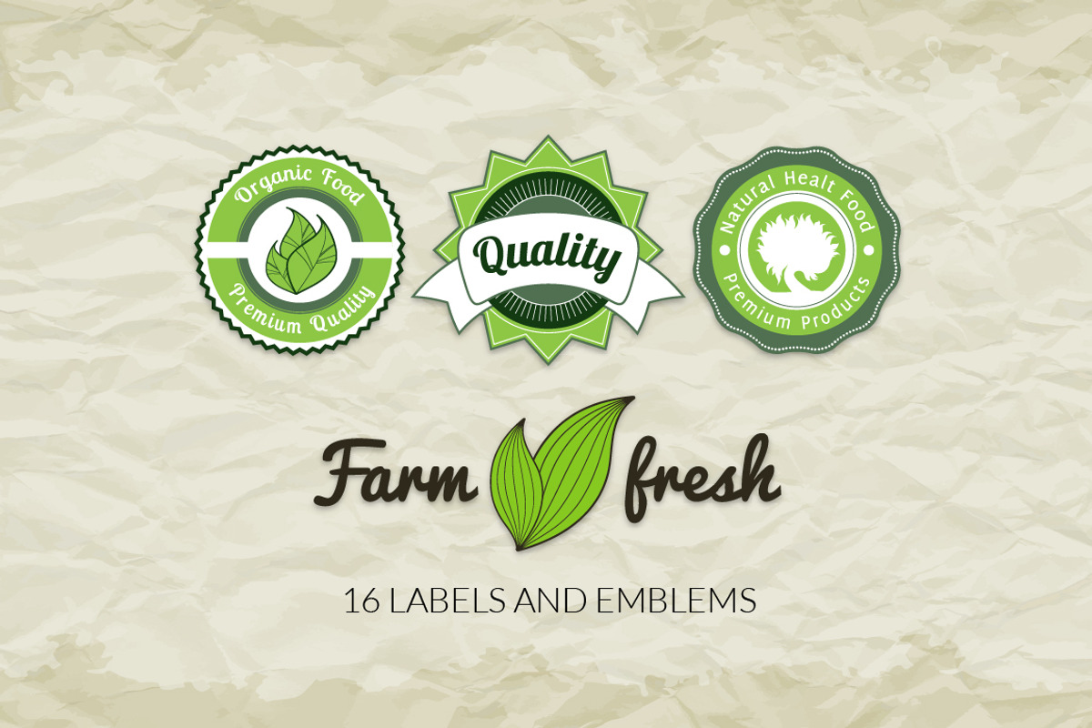 Labels and emblems