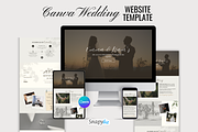 Canva Wedding Website Template, a Landing Page Template by Snapybiz (Thumbnail 9 of 11)