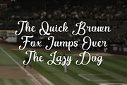 Garnesline - Sports Font, a Script Font by Flawless And Co (Thumbnail 8 of 10)