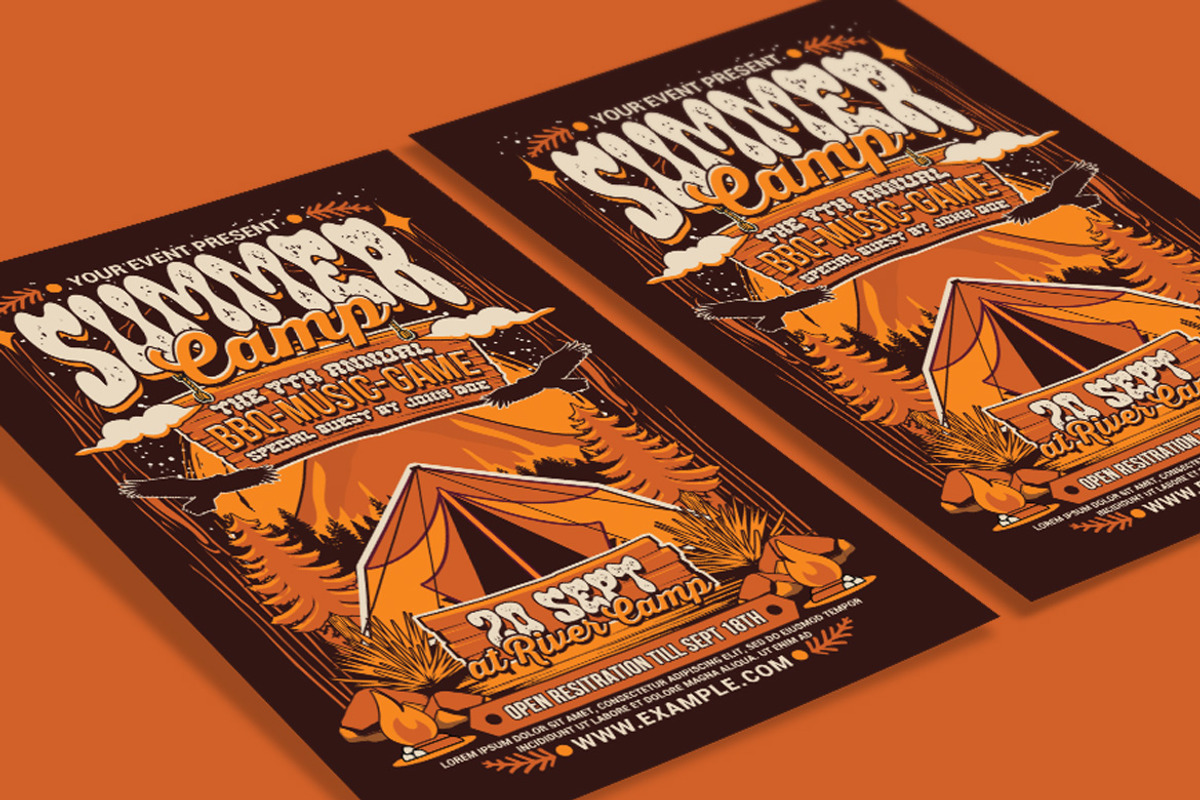 Summer Camp Flyer, a Flyer Template by Muhamad Iqbal hidayat (Photo 3 of 4)
