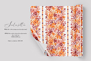 Vertical Fall Flora Seamless pattern, a Pattern Graphic by SirenaArt (Thumbnail 2 of 16)