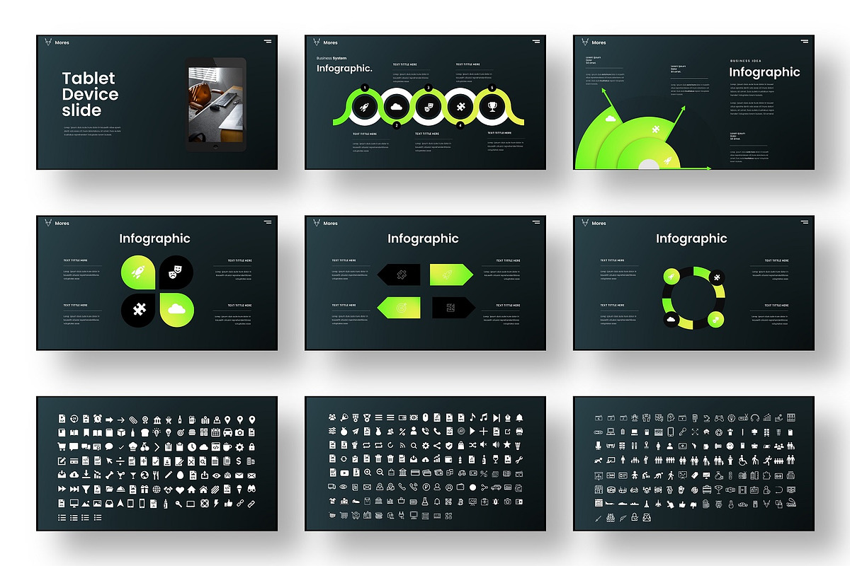 Mores – Business PowerPoint Template, a Presentation Template by Dens Creative Studio (Photo 5 of 6)
