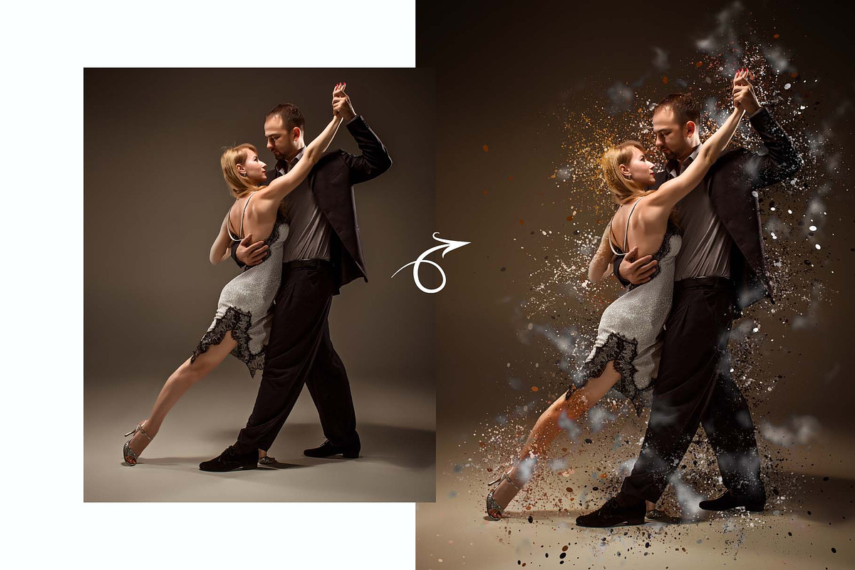 Explosion Effect Photoshop Action, an Action Add-On by MRI STUDIO