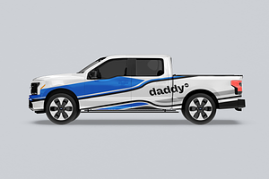 Pickup Truck Mockup