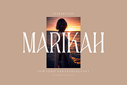 Marikah Font, a Serif Font by albert_kalingga (Thumbnail 1 of 5)