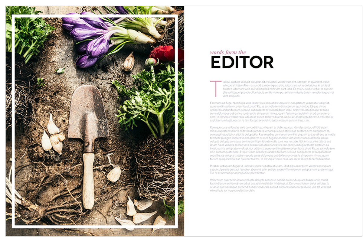 Magazine Template InDesign 16, a Magazine Template by Love Graphic Design (Photo 11 of 20)