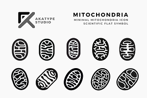 Mitochondria Icon Vector, an Icon by Akatype Studio