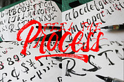 Hardcore | Hand Brush Font, a Script Font by Muntab_Art (Thumbnail 9 of 9)