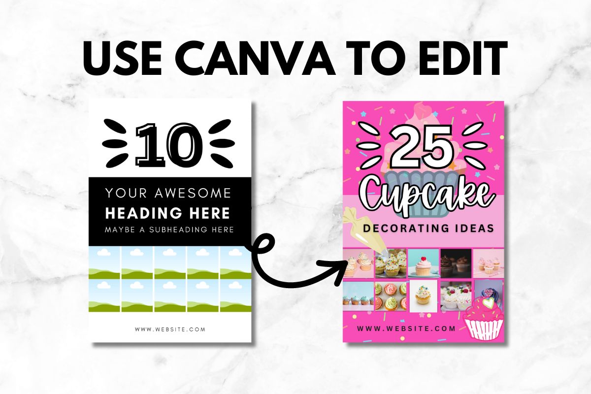 Basic Pinterest Pin Canva Templates, a Social Media Template by MEDIA MINIMALIST (Photo 5 of 5)