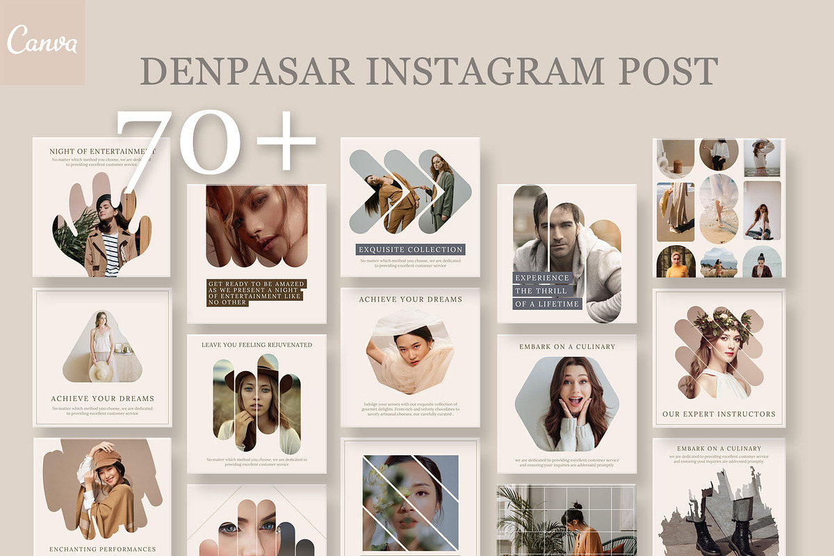 Denpasar Instagram Post Template, a Social Media Template by binangkit (Photo 1 of 5)