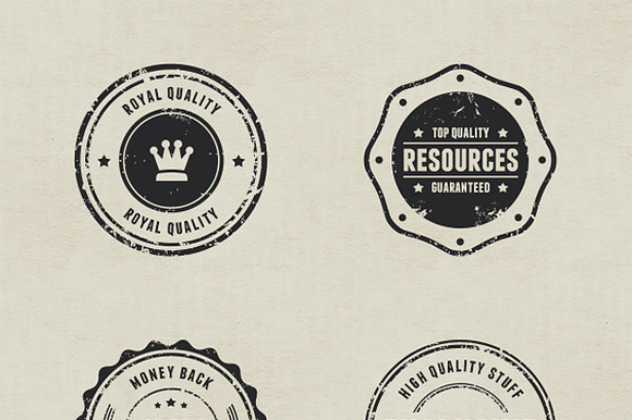 Rubber Stamp Badges