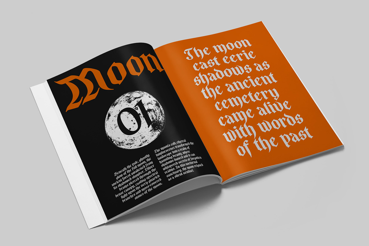 CS Arthemis – Blackletter Font, a Blackletter Font by Craft Supply Co. (Photo 3 of 8)