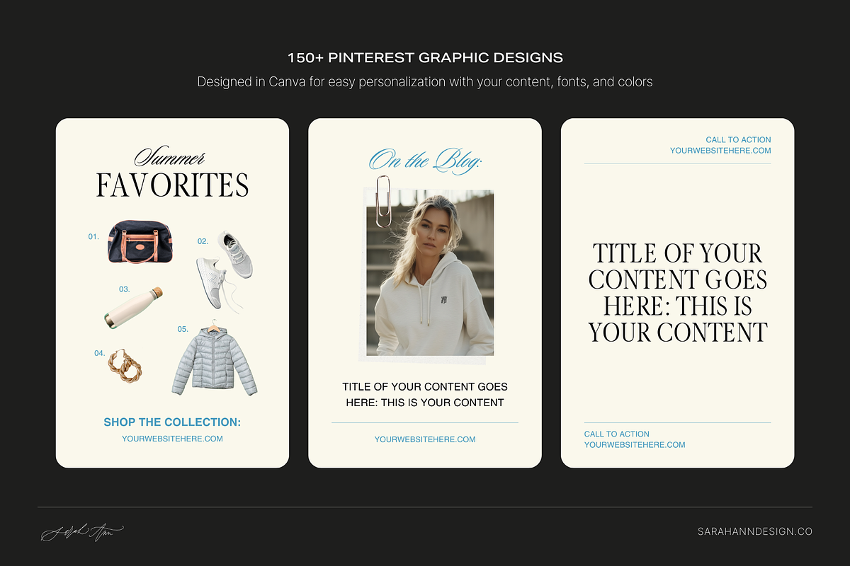 Pinterest Templates: Easton, a Social Media Template by Sarah Ann Design (Photo 4 of 5)