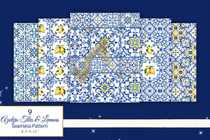 Portuguese PNG Tiles & Patterns Kit