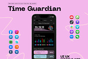 Time Guardian - Tracking & Managing, an UI Kit Template by Muhammad_Ahmad (Thumbnail 1 of 6)