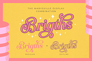 The Marysville - Retro Font, a Script Font by Letterhend Studio (Thumbnail 2 of 8)