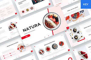 Natura - Healthy Food Keynote, a Presentation Template by BeadyLab