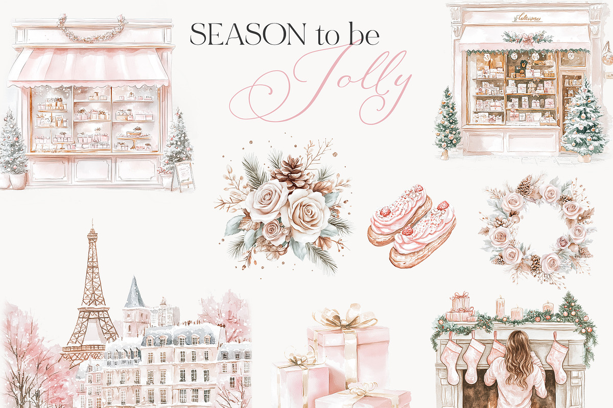 New! Winter Christmas Edition, a Seasonal Illustration by Isabelle Salem (Photo 112 of 227)