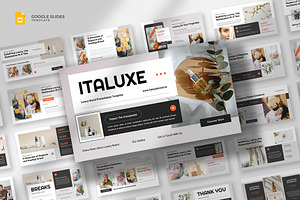 Luxury Brand Google Slides Template, a Presentation Template by fluffstudio
