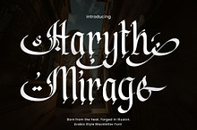 Haryth Mirage - Blackletter Arabic