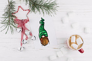 Christmas Gnomes clipart Procreate, an Education Illustration by ElladesignCo (Thumbnail 4 of 7)
