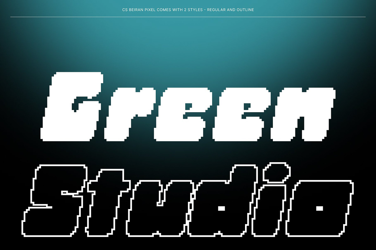 CS Beiran Pixel, a Sans Serif Font by Craft Supply Co. (Photo 4 of 8)