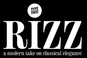 RIZZ Font
