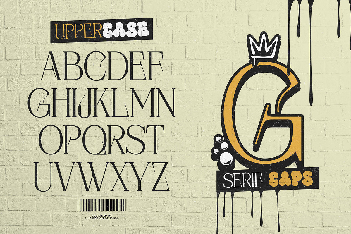 Warior Bomber Typeface, a Serif Font by alit design (Photo 4 of 20)