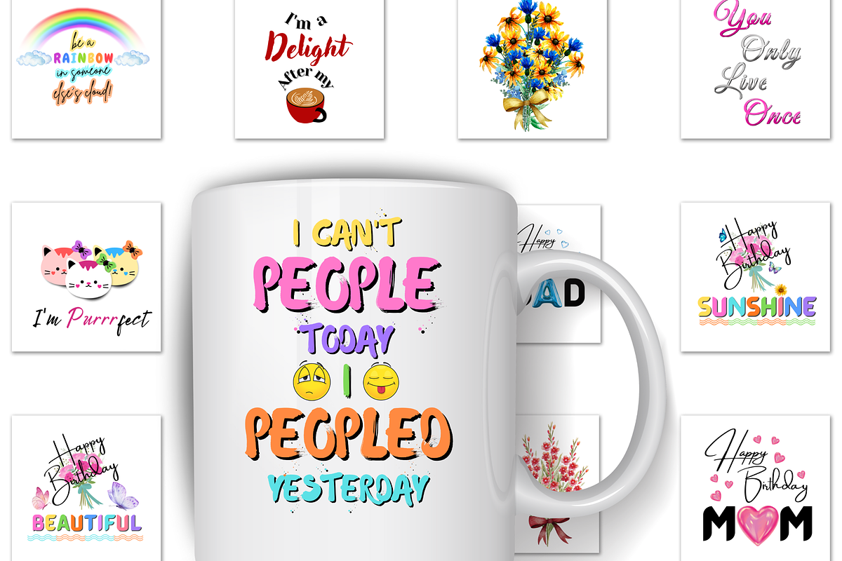 Coffee Mug PNG Bundle, a Graphic by Viberints (Photo 1 of 3)