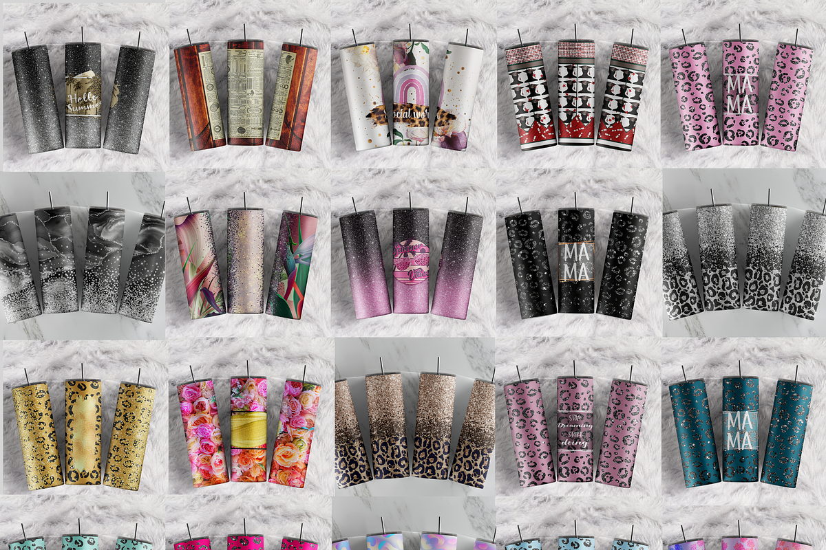 Bundle Sublimation Wraps Tumbler PNG, a Texture Illustration by Trendingdigital (Photo 8 of 8)