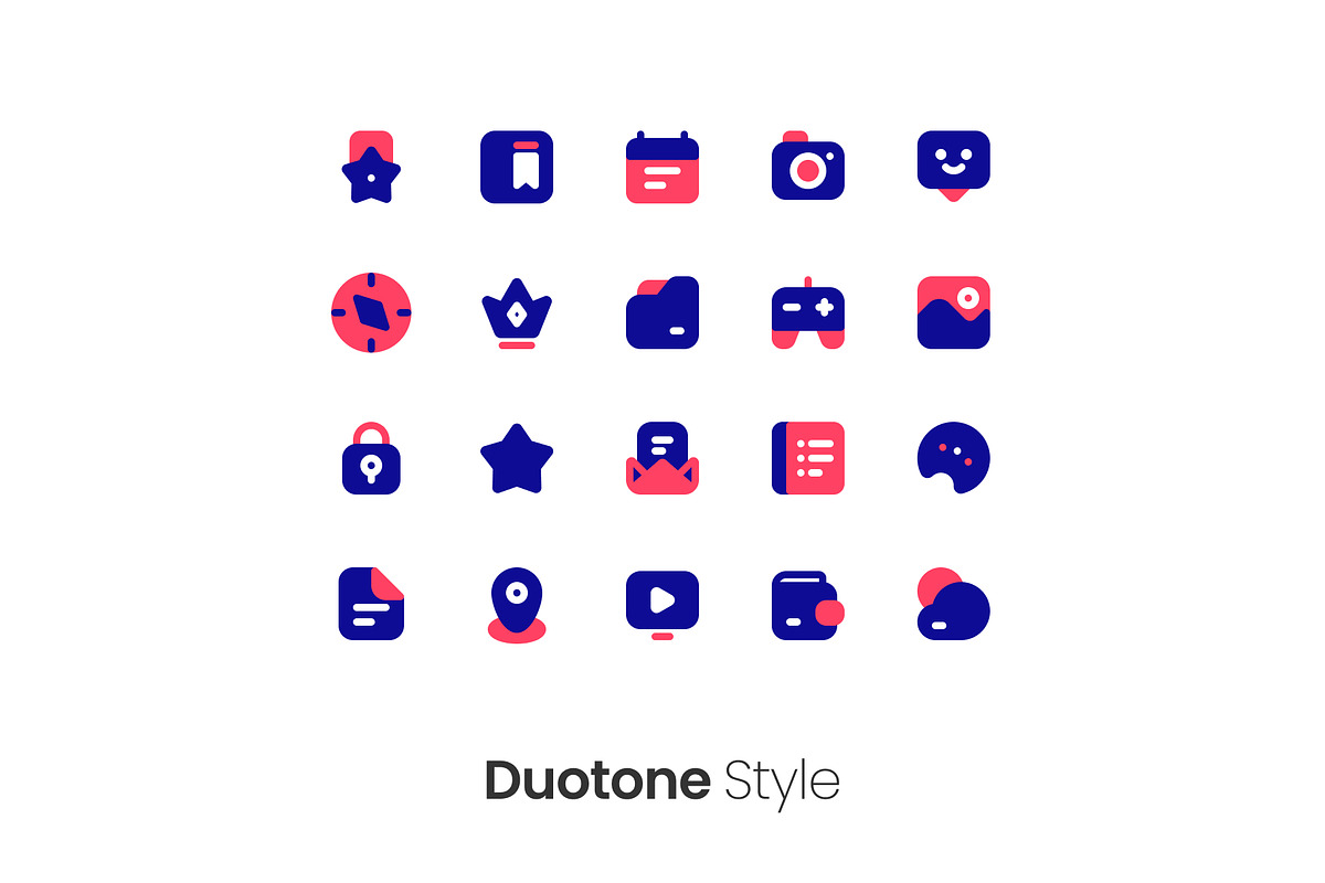 6 Styles User Interface Icon Pack, a Duotone Icon by hafizhhapis (Photo 6 of 7)