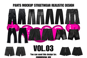 Pants Streetwear Mockup Pack