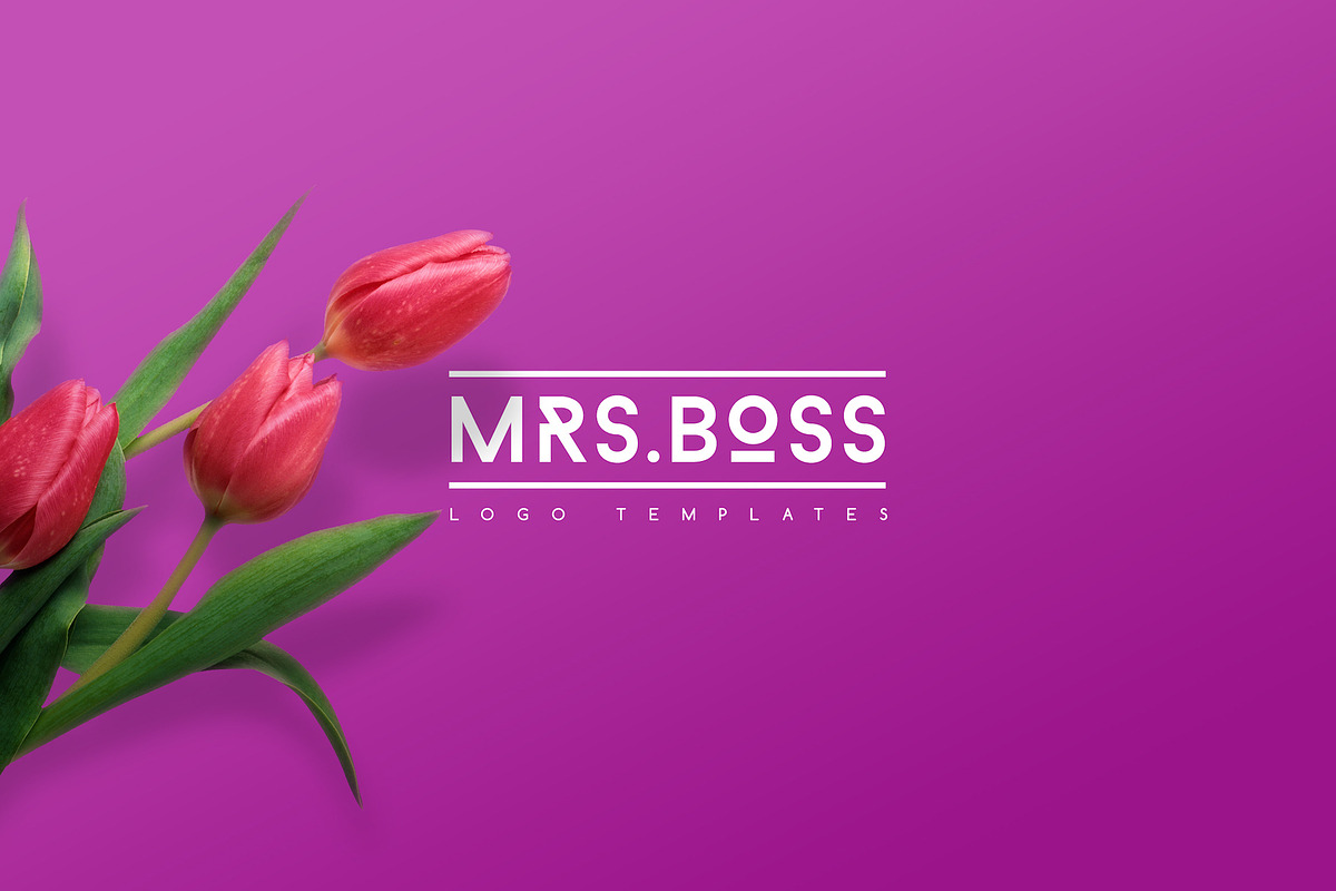 Mrs. Boss Logo Templates, a Branding & Logo Template by Easybrandz (Photo 1 of 5)