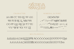 Satreva Nova Serif Font